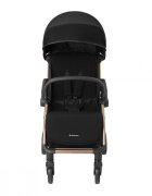KikkaBoo Carucior sport autofold Eden Blackcadru din aluminiu cu vopsea cromatasistem automat de pliere compactaroti pivotante cu suspensiispatar si suport picioare reglabilecapotinarecomandat de la nastere pana la 22kg
