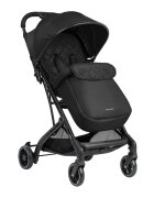 KikkaBoo Carucior sport Miley Black pana la 22kgPliere compacta cu sistem trollerCadru aluminiuSuspensiiBaldachin cu extensie protectie UPF50+Spatar reglabil cu pozitie de somnMaterial impermeabilHusa picioare