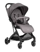 KikkaBoo Carucior sport Miley DarkGrey pana la 22kgPliere compacta cu sistem trollerCadru aluminiuSuspensiiBaldachin cu extensie protectie UPF50+Spatar reglabil cu pozitie de somnMaterial impermeabilHusa picioare