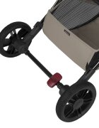 KikkaBoo Carucior sport pana la 22kg 0-48 lunicadru din aluminiu cu pliere compactapozitie de somnCompatibil avionhusa ploaiesuport pahar si geanta transport incluse Cloe Beige 2024