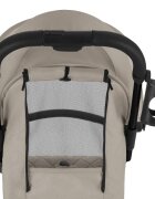 KikkaBoo Carucior sport pana la 22kg 0-48 lunicadru din aluminiu cu pliere compactapozitie de somnCompatibil avionhusa ploaiesuport pahar si geanta transport incluse Cloe Beige 2024