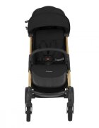 KikkaBoo Carucior sport pana la 22kg 0-48 lunicadru din aluminiu cu pliere compactapozitie de somnCompatibil avionhusa ploaiesuport pahar si geanta transport incluse Cloe Black 2024