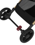 KikkaBoo Carucior sport pana la 22kg 0-48 lunicadru din aluminiu cu pliere compactapozitie de somnCompatibil avionhusa ploaiesuport pahar si geanta transport incluse Cloe Black 2024