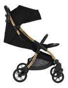 KikkaBoo Carucior sport pana la 22kg 0-48 lunicadru din aluminiu cu pliere compactapozitie de somnCompatibil avionhusa ploaiesuport pahar si geanta transport incluse Cloe Black 2024