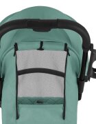 KikkaBoo Carucior sport pana la 22kg 0-48 lunicadru din aluminiu cu pliere compactapozitie de somnCompatibil avionhusa ploaiesuport pahar si geanta transport incluse Cloe Mint 2024