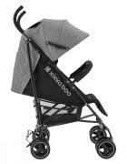 KikkaBoo Carucior sport pentru copii Beetle Grey cu Spatar reglabilBara de protectie detasabilaPliere tip umbrela si greutate redusa Copertina reglabila cu plasa de ventilatieRoti pivotante detasabilePana la 22kg