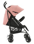 KikkaBoo Carucior sport pentru copii Beetle Pink cu Spatar reglabilBara de protectie detasabilaPliere tip umbrela si greutate redusa Copertina reglabila cu plasa de ventilatieRoti pivotante detasabilePana la 22kg