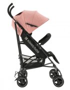 KikkaBoo Carucior sport pentru copii Beetle Pink cu Spatar reglabilBara de protectie detasabilaPliere tip umbrela si greutate redusa Copertina reglabila cu plasa de ventilatieRoti pivotante detasabilePana la 22kg