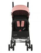KikkaBoo Carucior sport pentru copii Beetle Pink cu Spatar reglabilBara de protectie detasabilaPliere tip umbrela si greutate redusa Copertina reglabila cu plasa de ventilatieRoti pivotante detasabilePana la 22kg