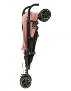 KikkaBoo Carucior sport pentru copii Beetle Pink cu Spatar reglabilBara de protectie detasabilaPliere tip umbrela si greutate redusa Copertina reglabila cu plasa de ventilatieRoti pivotante detasabilePana la 22kg