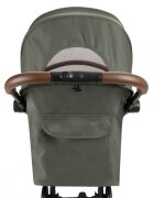KikkaBoo Carucior sport pentru copii Joy Army greenCadru din aluminiuSistem automat de pliere One TouchRoti pivotante cu suspensiiSpatar si suport picioare reglabileCapotinarecomandat de la nastere pana la 22kg