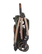 KikkaBoo Carucior sport pentru copii Joy Army greenCadru din aluminiuSistem automat de pliere One TouchRoti pivotante cu suspensiiSpatar si suport picioare reglabileCapotinarecomandat de la nastere pana la 22kg