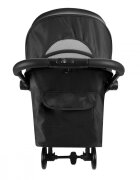 KikkaBoo Carucior sport pentru copii Joy BlackCadru din aluminiuSistem automat de pliere One TouchRoti pivotante cu suspensiiSpatar si suport picioare reglabileCapotinarecomandat de la nastere pana la 22kg