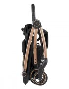 KikkaBoo Carucior sport pentru copii Joy BlackCadru din aluminiuSistem automat de pliere One TouchRoti pivotante cu suspensiiSpatar si suport picioare reglabileCapotinarecomandat de la nastere pana la 22kg
