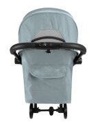 KikkaBoo Carucior sport pentru copii Joy MintBlueCadru din aluminiuSistem automat de pliere One TouchRoti pivotante cu suspensiiSpatar si suport picioare reglabileCapotinarecomandat de la nastere pana la 22kg