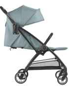 KikkaBoo Carucior sport pentru copii Joy MintBlueCadru din aluminiuSistem automat de pliere One TouchRoti pivotante cu suspensiiSpatar si suport picioare reglabileCapotinarecomandat de la nastere pana la 22kg