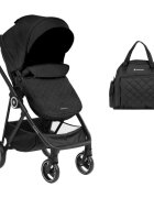 KikkaBoo Carucior transformabil 2 in 1 Gianni Black