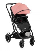 KikkaBoo Carucior transformabil 3 in 1 Alba Pink
