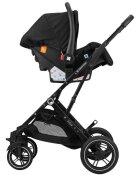 KikkaBoo Carucior transformabil 3 in 1 Alba Pink