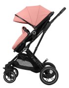 KikkaBoo Carucior transformabil 3 in 1 Alba Pink