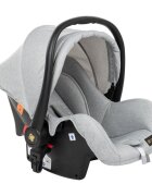 KikkaBoo Carucior transformabil 3 in 1 cu sezut reversibilcadru din aluminiususpensiicopertina XXLgeanta mamicisuport pahar si husa pentru picioare incluse Kaia Light Grey