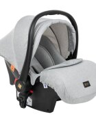 KikkaBoo Carucior transformabil 3 in 1 cu sezut reversibilcadru din aluminiususpensiicopertina XXLgeanta mamicisuport pahar si husa pentru picioare incluse Kaia Light Grey