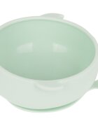 KikkaBoo Castron din silicon cu ventuza Whale Mint