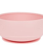KikkaBoo Castron din silicon cu ventuza Whale Pink