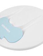 KikkaBoo Castron multifunctional cu ventuza si tacamuri incluse 4in1 Bowl Blue