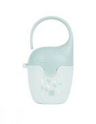 KikkaBoo Cutie pentru suzete Elephant Mint cu sistem de agatare caruciorscaun autopatutfara bpacapacitate 2 suzete