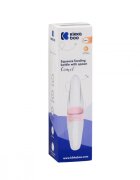 KikkaBoo Dispozitiv de hranire din silicon Comet Pink 90ml cu gradatiecapacideal pentru calatorii