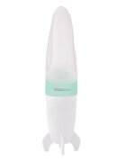 KikkaBoo Dispozitiv de hranire din silicon Rocket Mint 90ml cu gradatiecapacideal pentru calatoriisuport pentru pozitie verticala