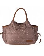 KikkaBoo Geanta pentru mamici Mama Bag Dotty Brown