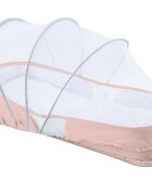 KikkaBoo Geanta scutece si patut 2 in 1 Bear Pink