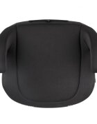 KikkaBoo Inaltator auto cu isofix i-Tip 2 i-SIZE Black 125-150 cm suport pahar inclus centura de ghidaj husa lavabila cotiere certificat R129
