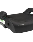 KikkaBoo Inaltator auto cu isofix i-Tip 2 i-SIZE Black 125-150 cm suport pahar inclus centura de ghidaj husa lavabila cotiere certificat R129