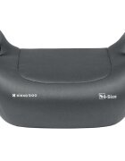 KikkaBoo Inaltator auto cu isofix i-Tip 2 i-SIZE Dark Grey 125-150 cm suport pahar inclus centura de ghidaj husa lavabila cotiere certificat R129