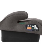 KikkaBoo Inaltator auto i-Go i-Size Brown 125-150 cm sezut confortabil centura de ghidaj fixare cu centura masinii husa detasabila certificat R12903 de catre TUV SUD