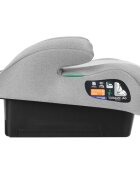 KikkaBoo Inaltator auto i-Go i-Size Light Grey 125-150 cm sezut confortabil centura de ghidaj fixare cu centura masinii husa detasabila certificat R12903 de catre TUV SUD