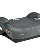 KikkaBoo Inaltator auto pentru copii cu Isofix i-Tip Dark Grey 125-150 cmCertificare I-Sizesezut ergonomichusa detasabilacentura de ghidaj pentru centura auto