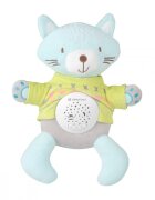 KikkaBoo Jucarie de plus cu muzica si lampa de veghe Kit the Cat