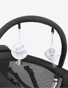 KikkaBoo Leagan electric 2in1 Zazu Grey cu tehnologie inteligenta de miscare in 3 directiipanou de comanda tactilcadru din otel3 viteze de balansarecronometru2 pozitii reglare spatargreutate admisa 30 kg