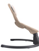 KikkaBoo Leagan electric cu balansare laterala si telecomanda Codie Beige spatar reglabil conectare bluetooth 5 viteze panou muzical cu control volum adaptor priza inclus