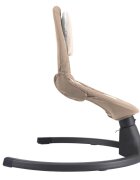KikkaBoo Leagan electric cu balansare laterala si telecomanda Codie Beige spatar reglabil conectare bluetooth 5 viteze panou muzical cu control volum adaptor priza inclus