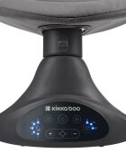 KikkaBoo Leagan electric cu balansare laterala si telecomanda Codie Light Grey 2025