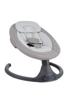 KikkaBoo Leagan electric cu balansare laterala si telecomanda Codie Light Grey 2025