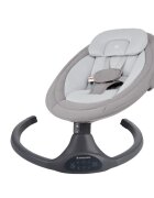 KikkaBoo Leagan electric cu balansare laterala si telecomanda Codie Light Grey 2025