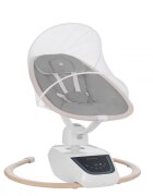 KikkaBoo Leagan electric cu leganare laterala telecomanda si carusel BeeMoove Grey
