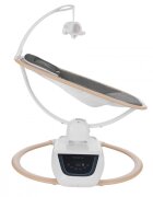 KikkaBoo Leagan electric cu leganare laterala telecomanda si carusel BeeMoove Grey