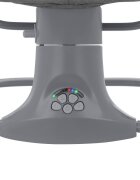 KikkaBoo Leagan electric cu telecomanda si bluetooth side-to-side Winks Grey 2024